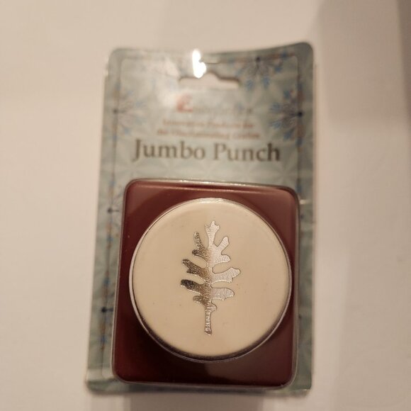 Leaf Impatiens Jumbo Hole Punch Emagination paper Scrapbook Craft Shapes - Picture 1 of 7